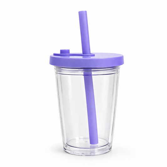 12oz PURPLE SNOWGLOBE LEAKPROOF