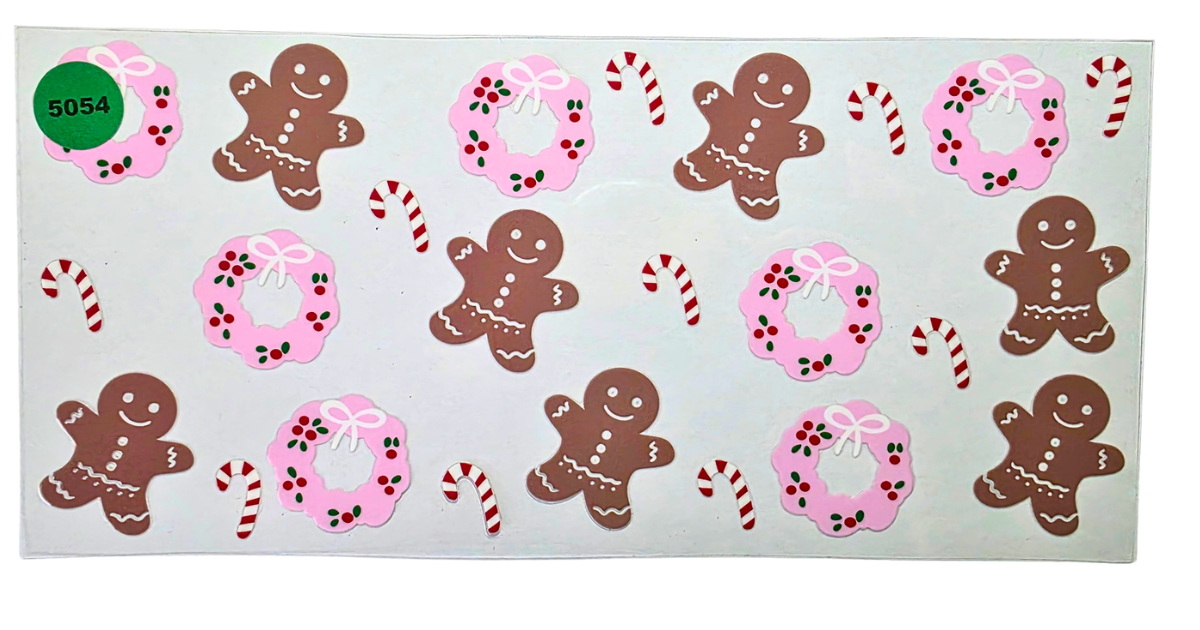 5054 GINGERBREAD CUP DECAL
