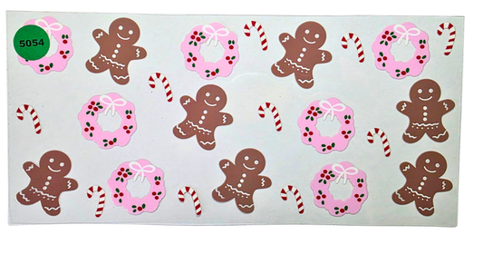 5054 GINGERBREAD CUP DECAL