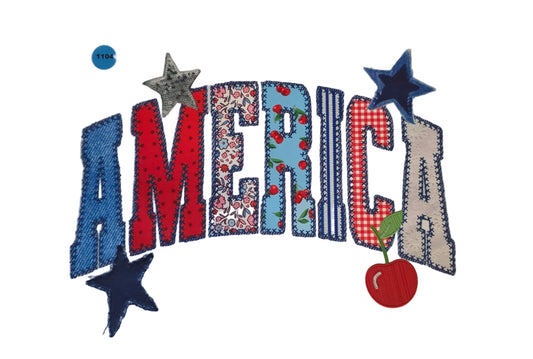 1104 AMERICA SHIRT TRANSFER
