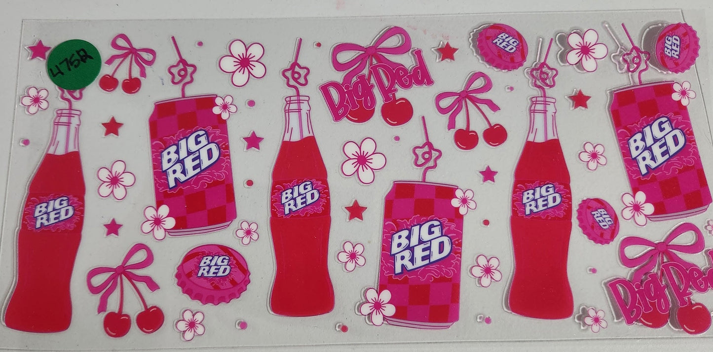 4752 BIG RED CUP DECAL
