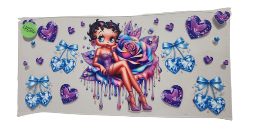 4826 BETTY BOOP CUP DECAL